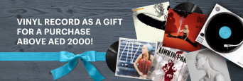 Vinyl record as a Gift on each purchase above 2000AED.